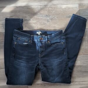 J. Crew Dark Blue Skinny Jeans